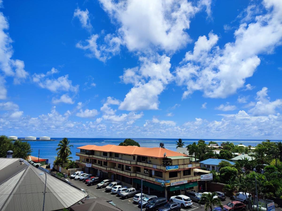 Blue Moana Studio Papeete - Sea View, Ac, Fast Wifi, Pool, Gym ภายนอก รูปภาพ