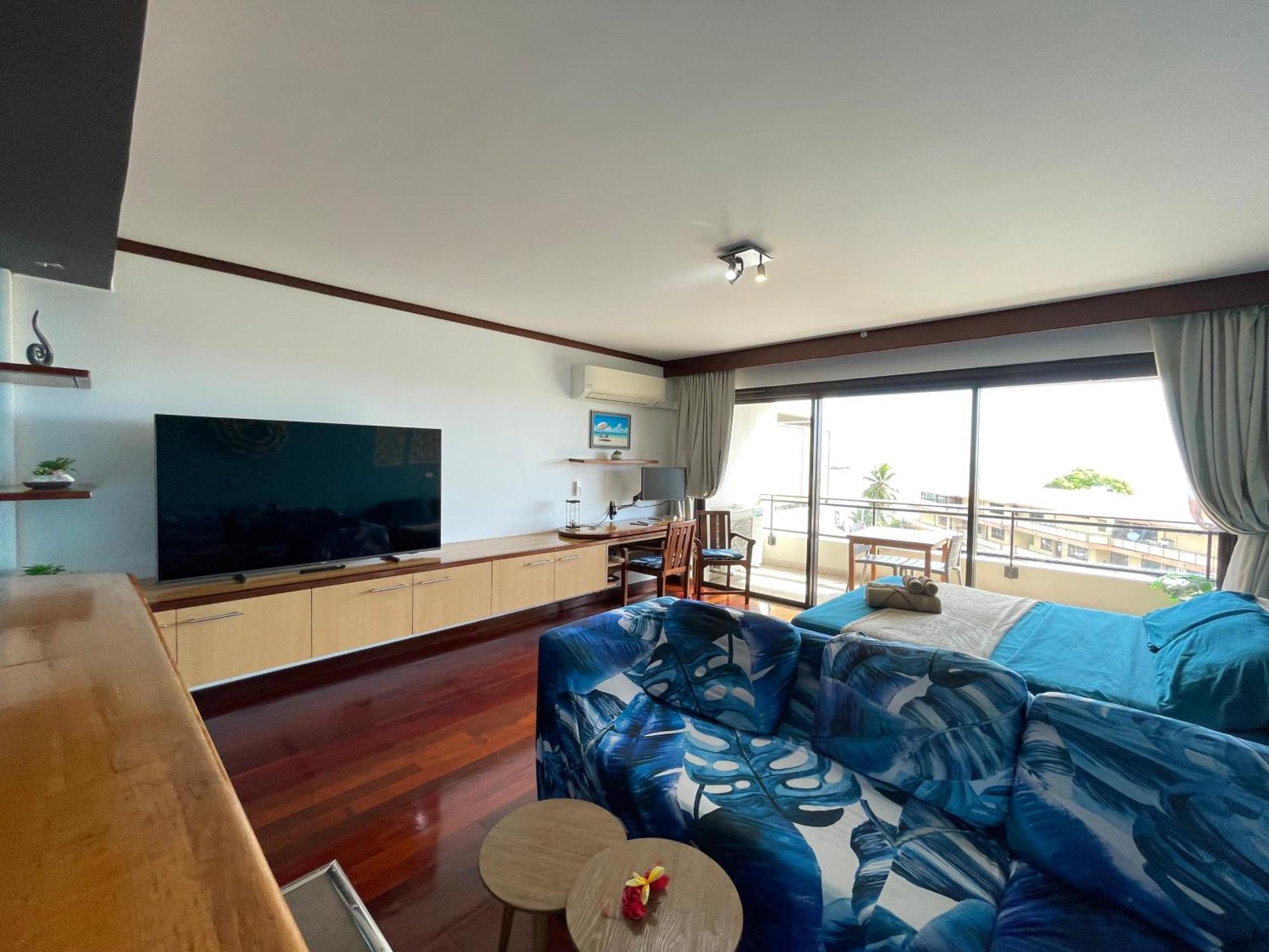 Blue Moana Studio Papeete - Sea View, Ac, Fast Wifi, Pool, Gym ภายนอก รูปภาพ